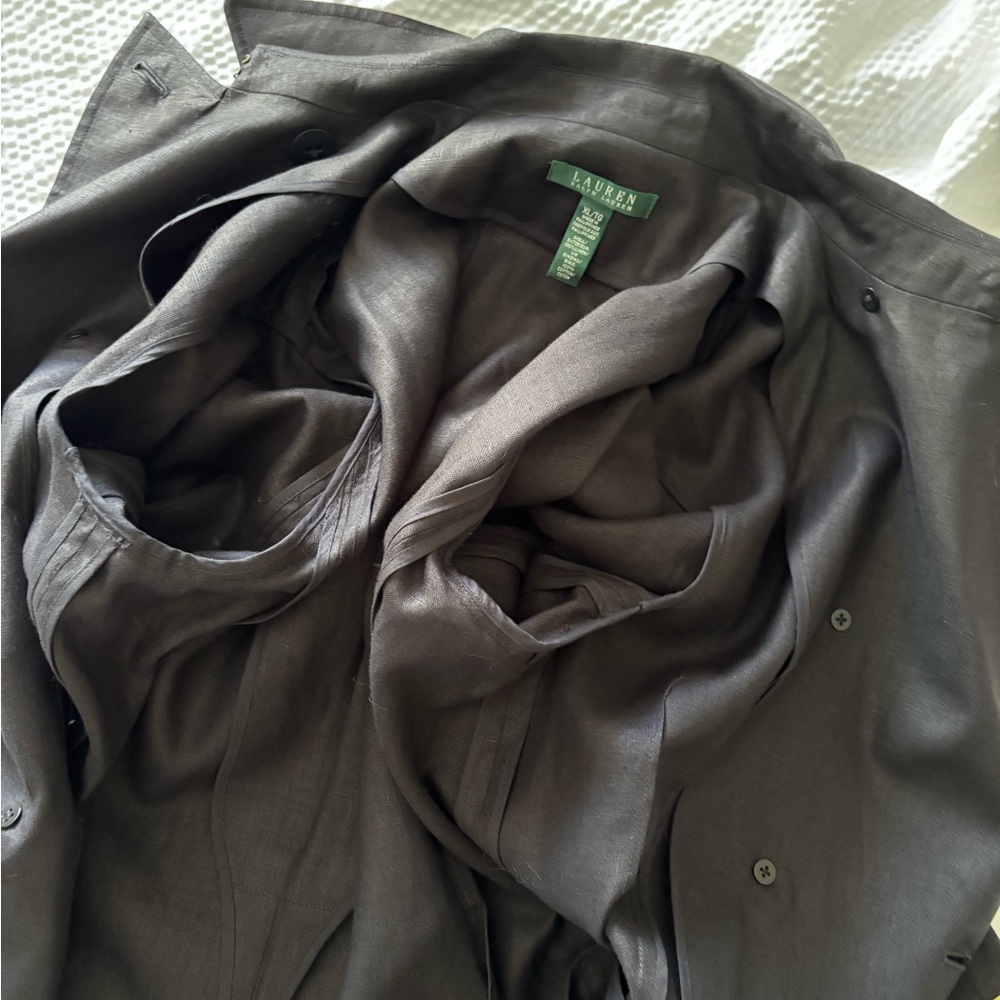 Vintage Ralph Lauren Linen Military Style Blazer - Picture 8 of 8